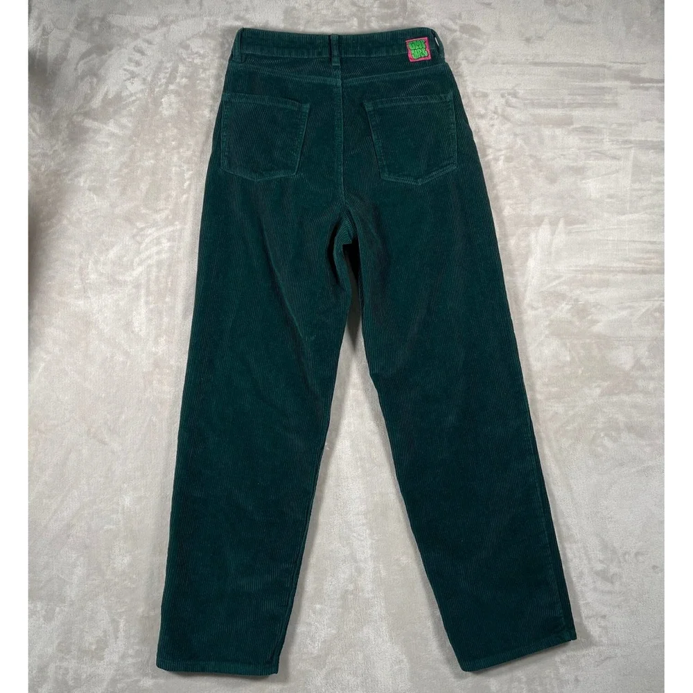 Empyre Women's Pants Tori Corduroy Straight Leg Casual Skater 8 Green